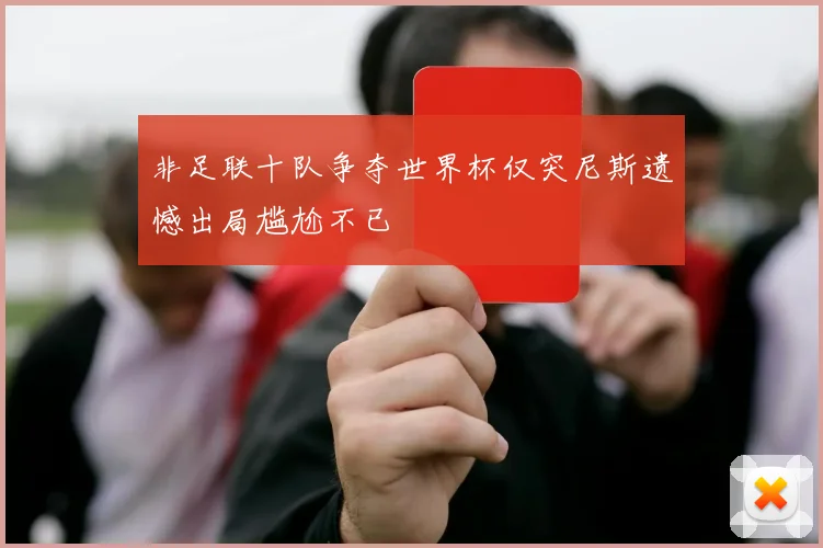 非足联十队争夺世界杯仅突尼斯遗憾出局尴尬不已